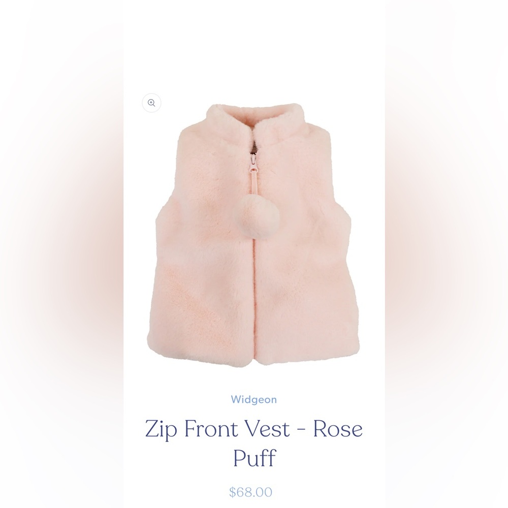 Widgeon Rose Puff Kids Vest